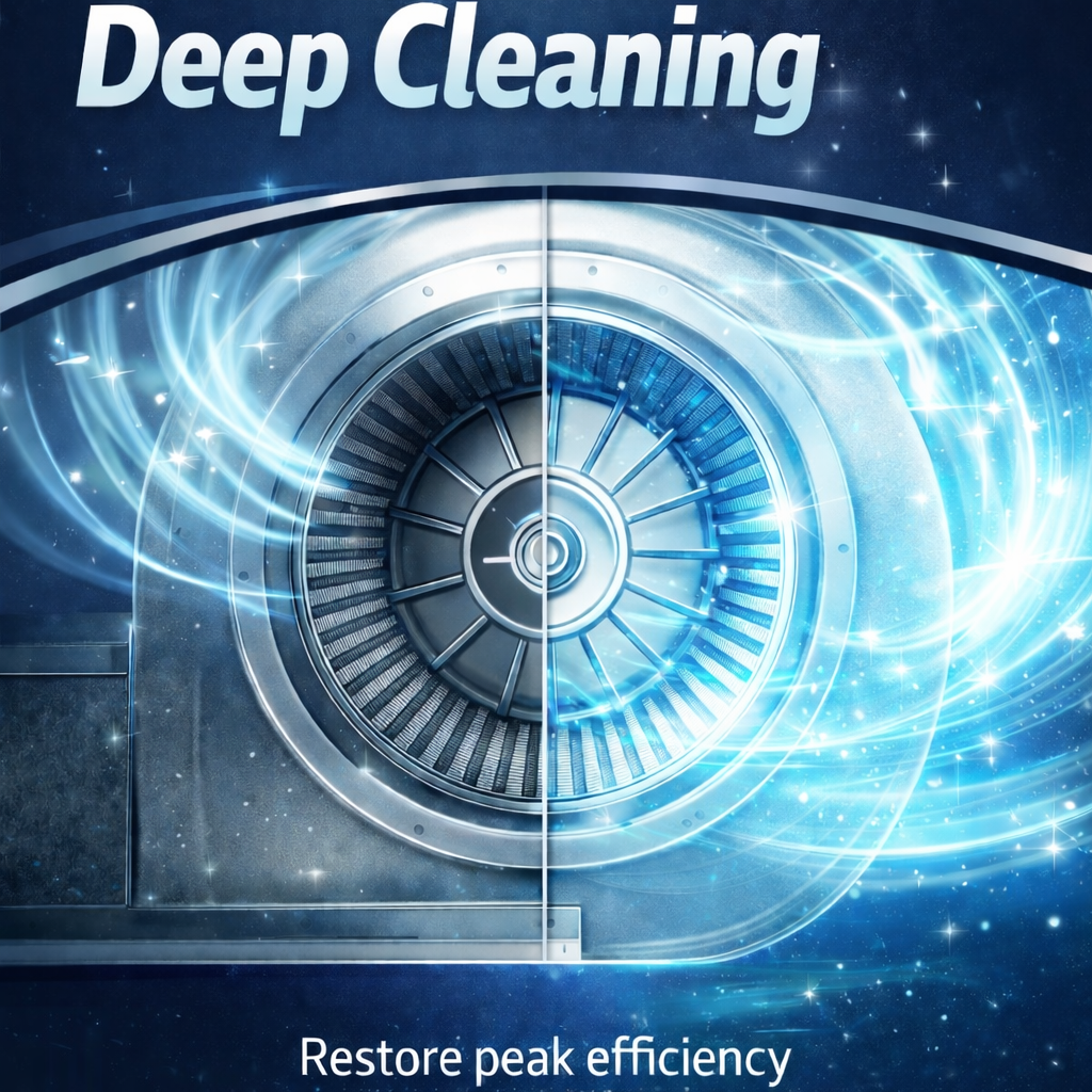 HVAC System Deep Sanitization Cleaning